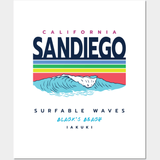 San Diego Beach Posters and Art